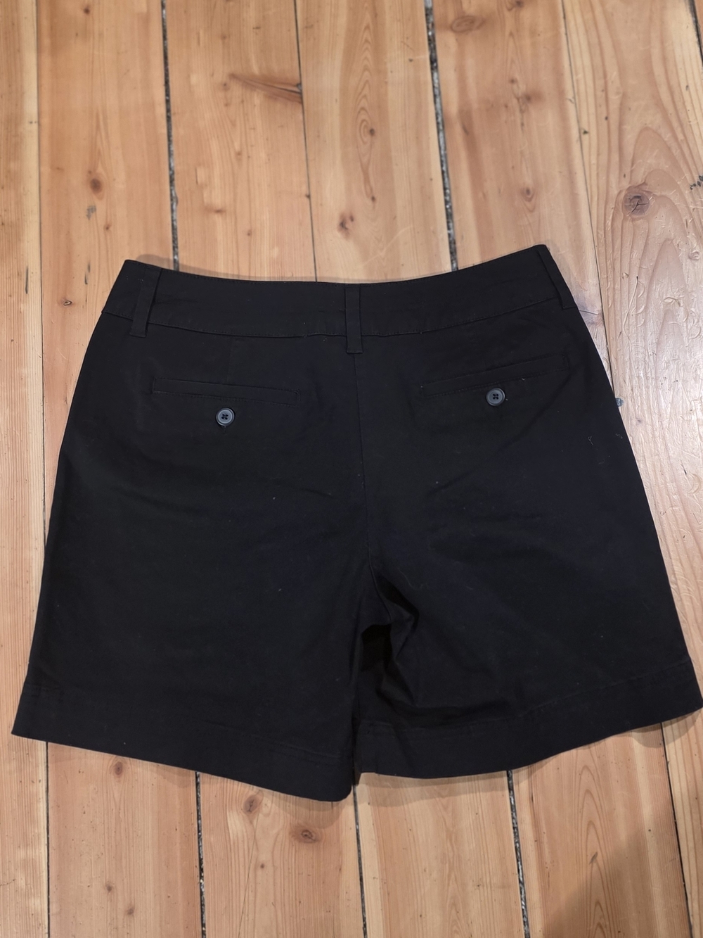 Denver Hayes Black Utility Shorts with Front Flap Pockets - Picture 2 of 3